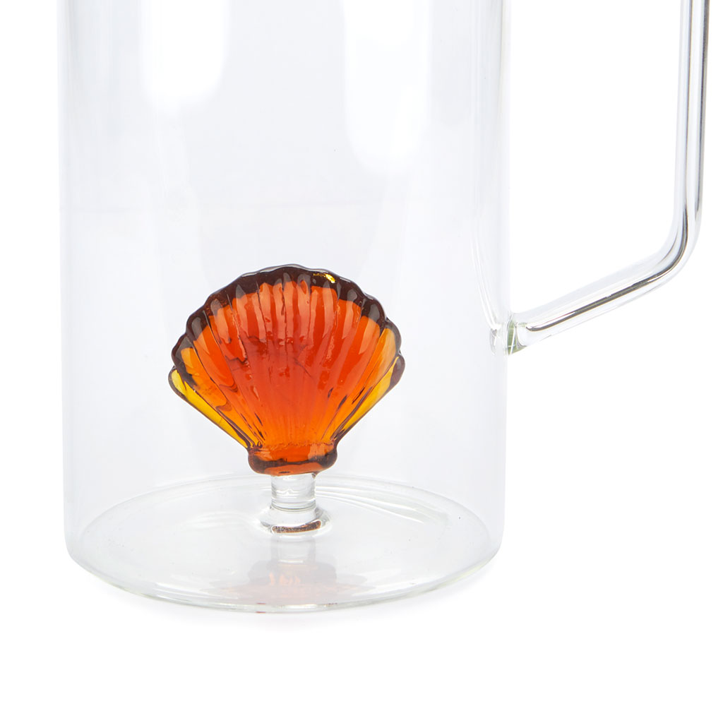 Glaskrug ATLANTIS SHELL 1.3 l amber Borosilicate