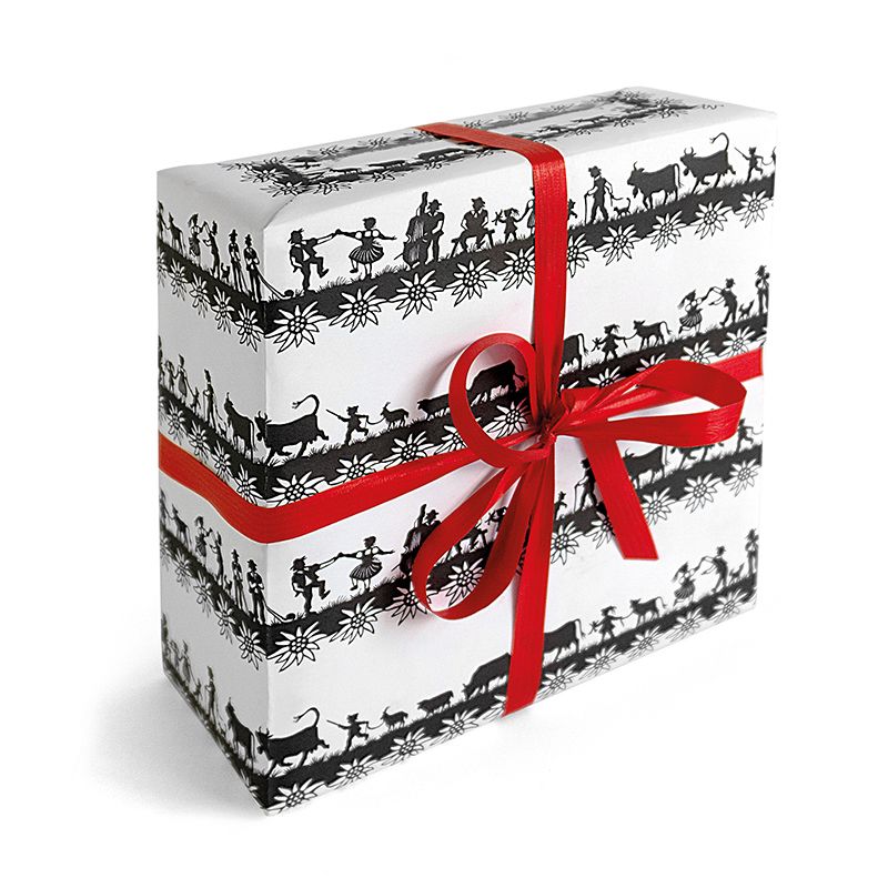 Wrapping paper SWISS TRADITION  set of 8 assorted