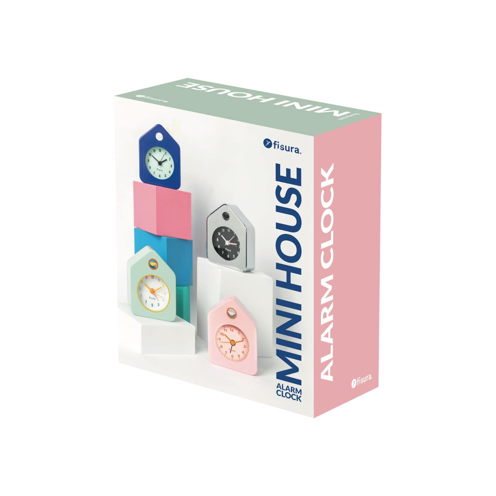 MINI HOUSE ALARM CLOCK mint 