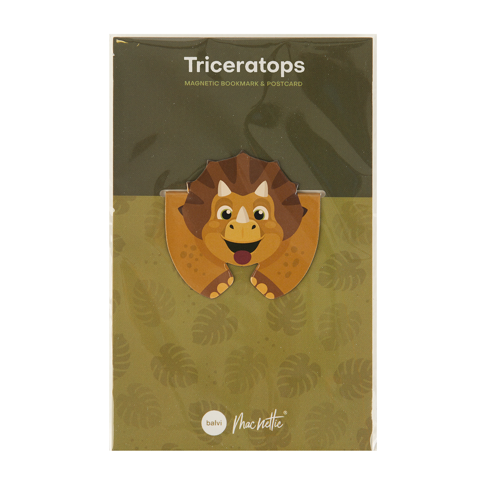 Buchzeichen Macnettic TRICERATOPS