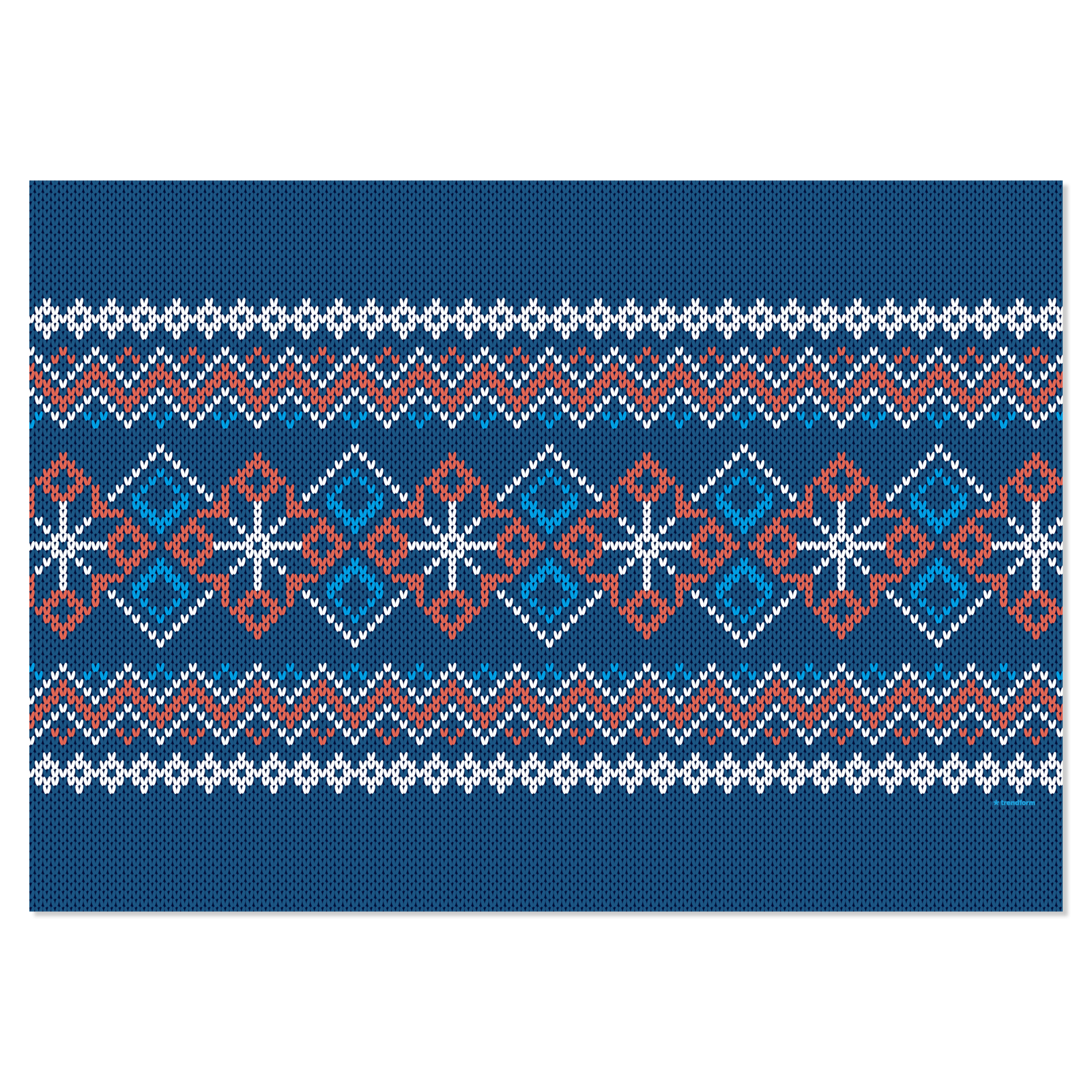 Paper placemat NORDIC CHRISTMAS 4 x 12 sheets