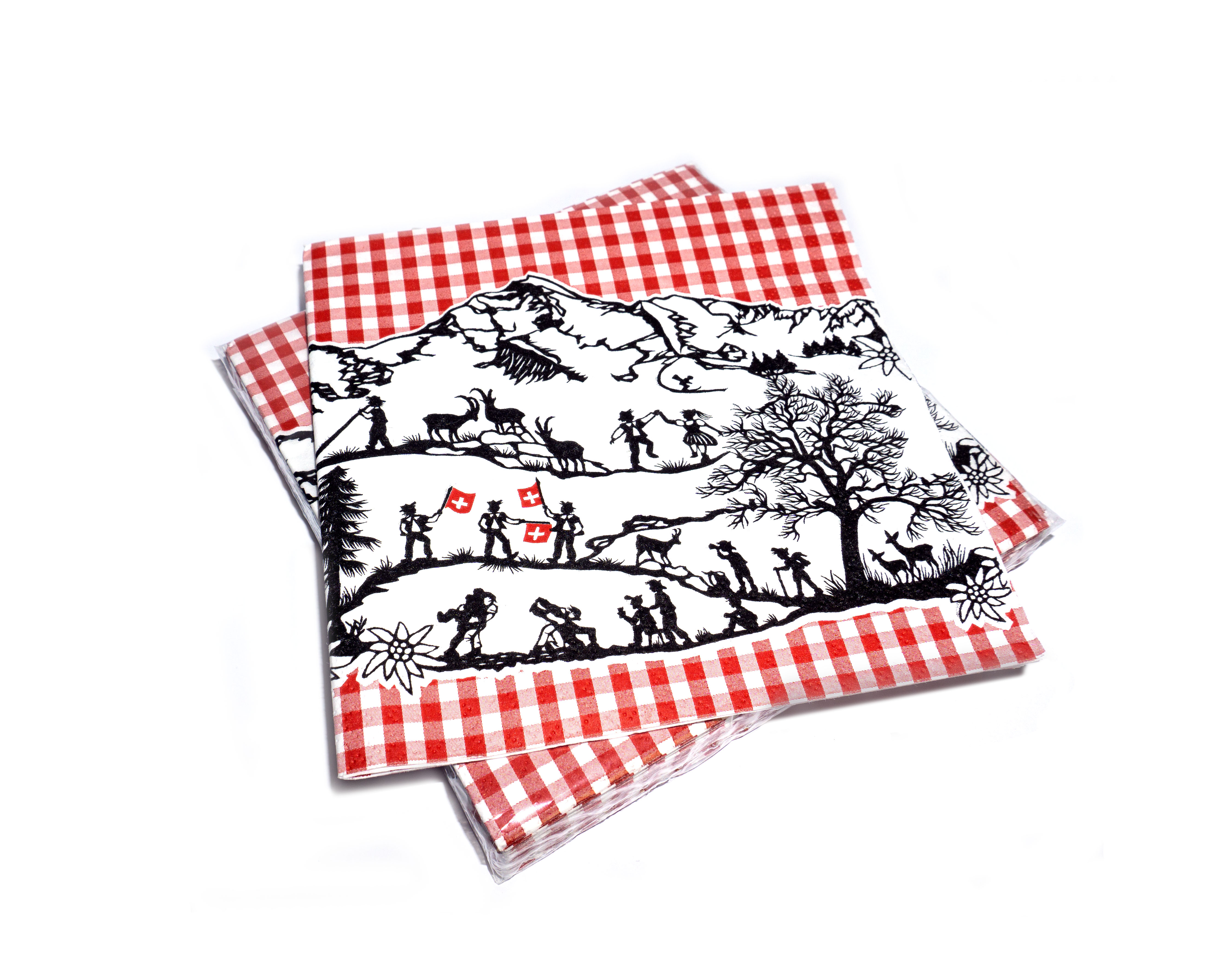 Napkins SWISS VICHY set of 20 pcs.