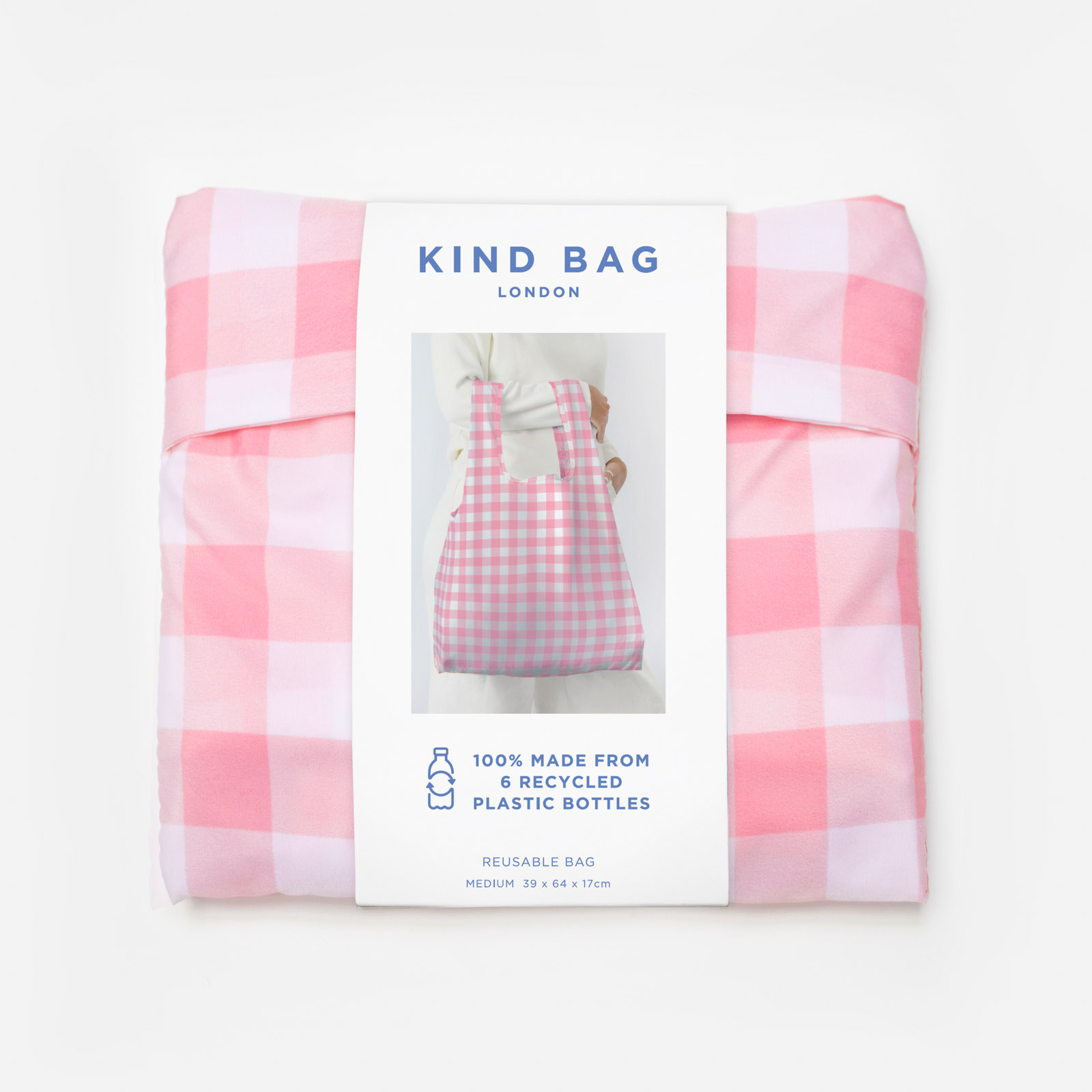 Medium Bag Pink Gingham 