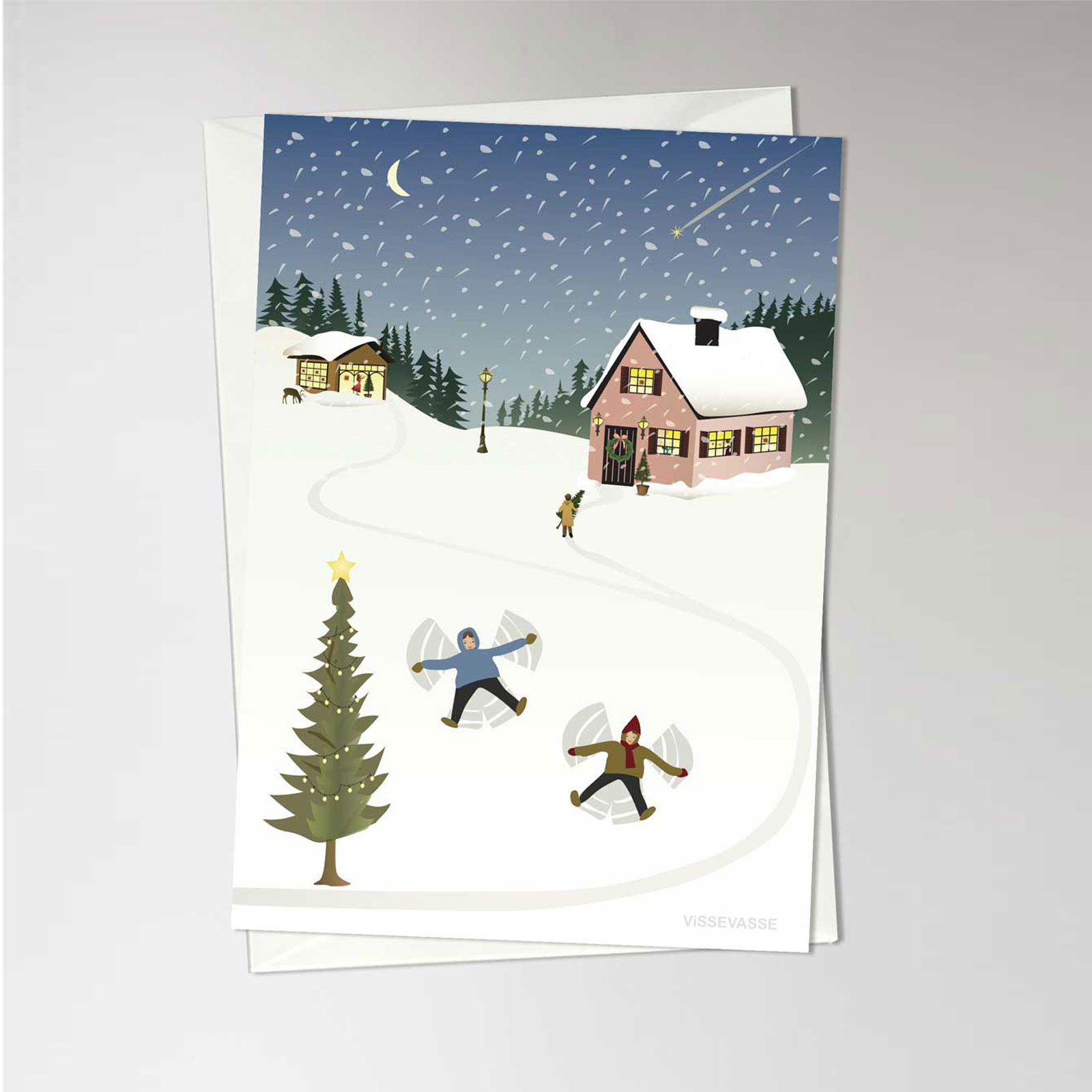 Greeting card SNOW ANGELS 