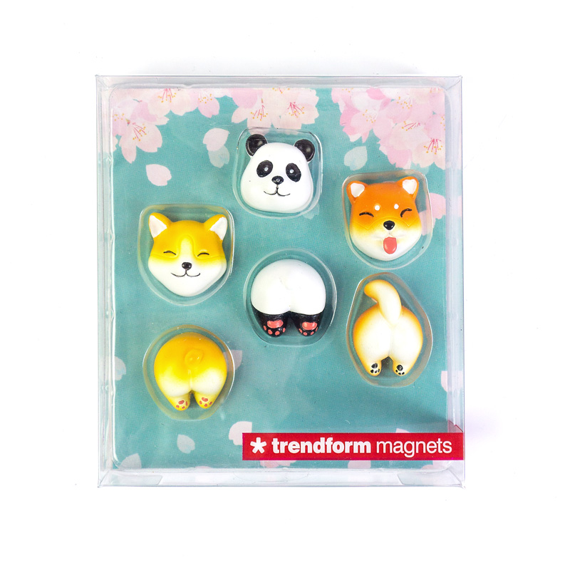 Magnets CUTE set of 6 multicolor 