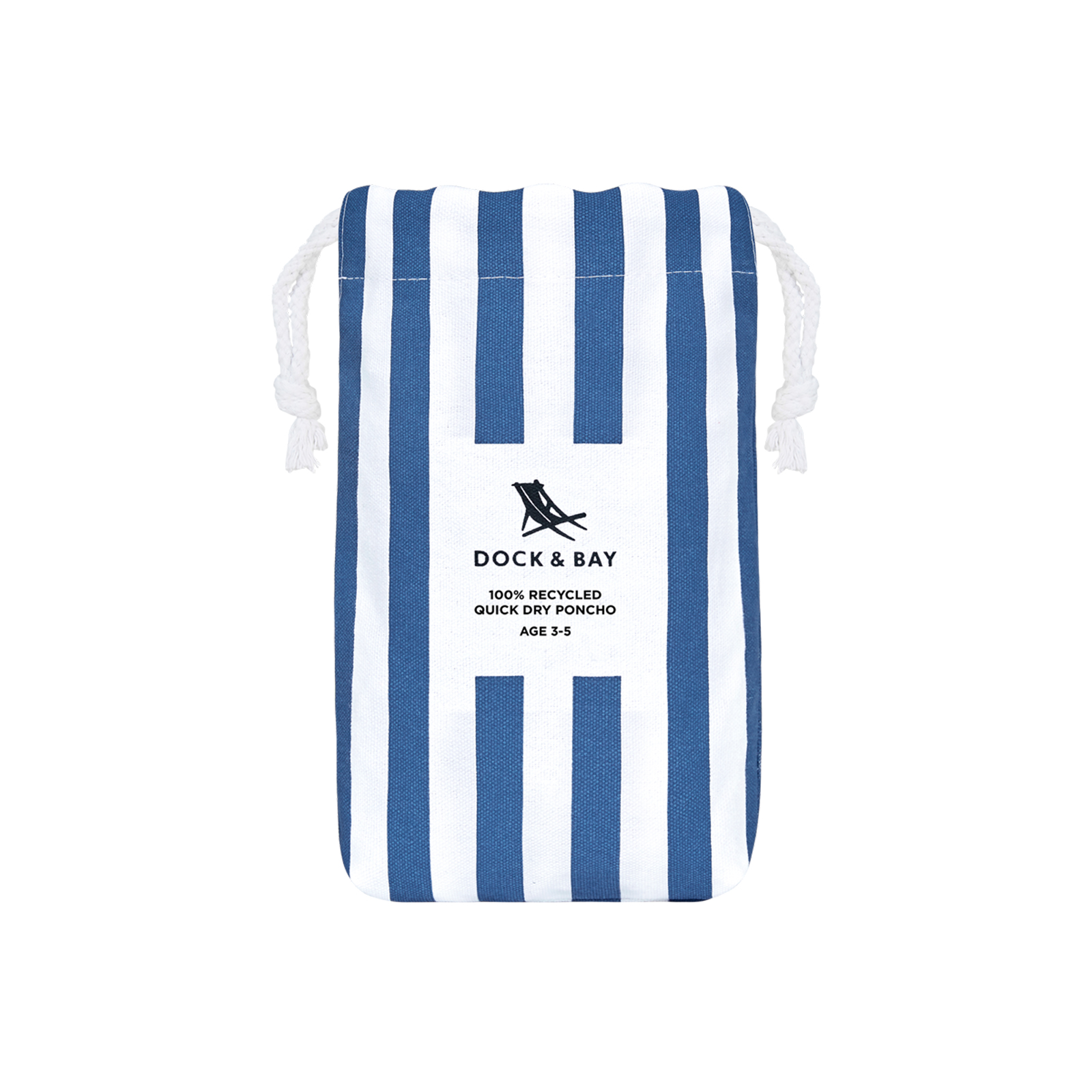 Poncho 3-5 Whitsunday blue