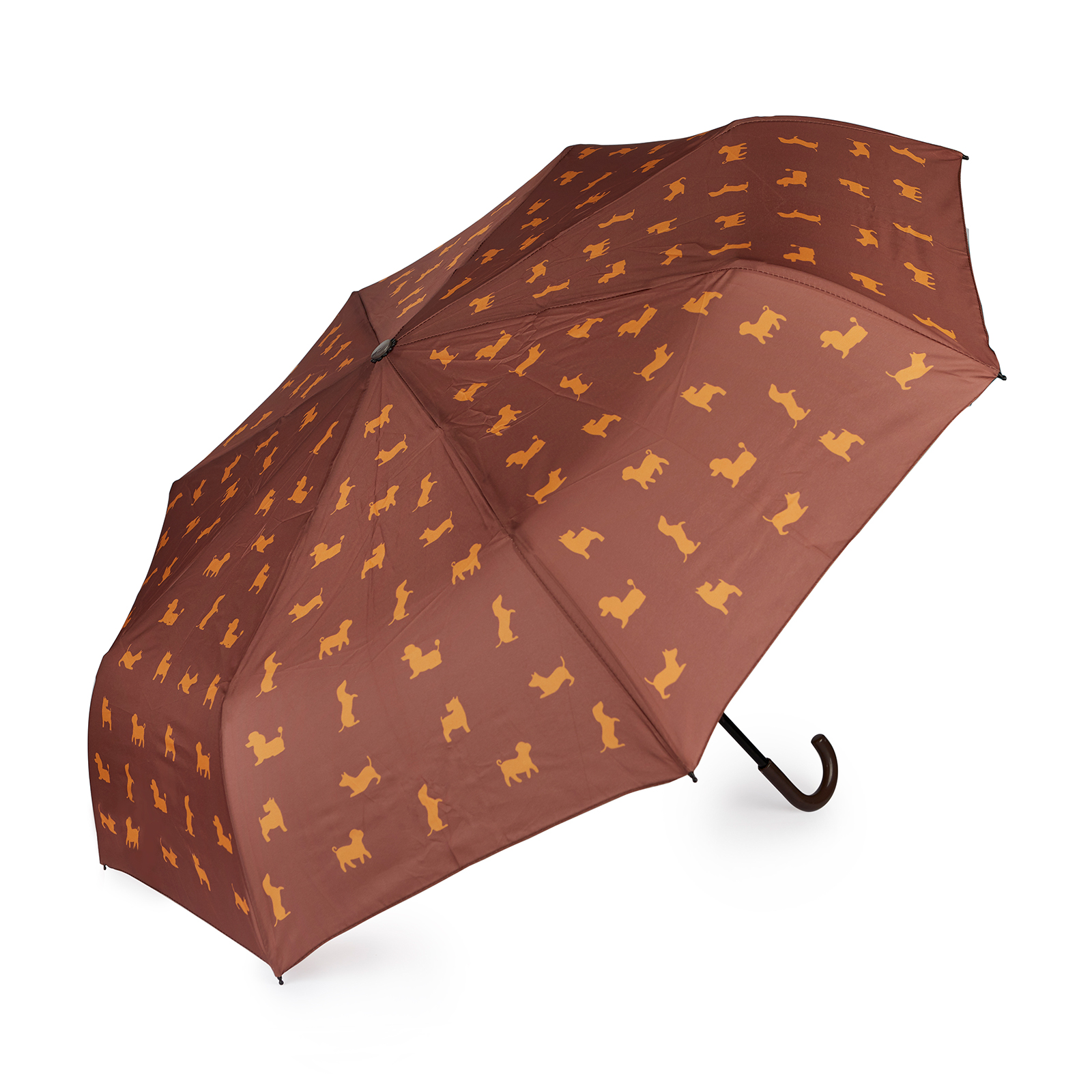 Schirm PUPPY  braun mit Cover