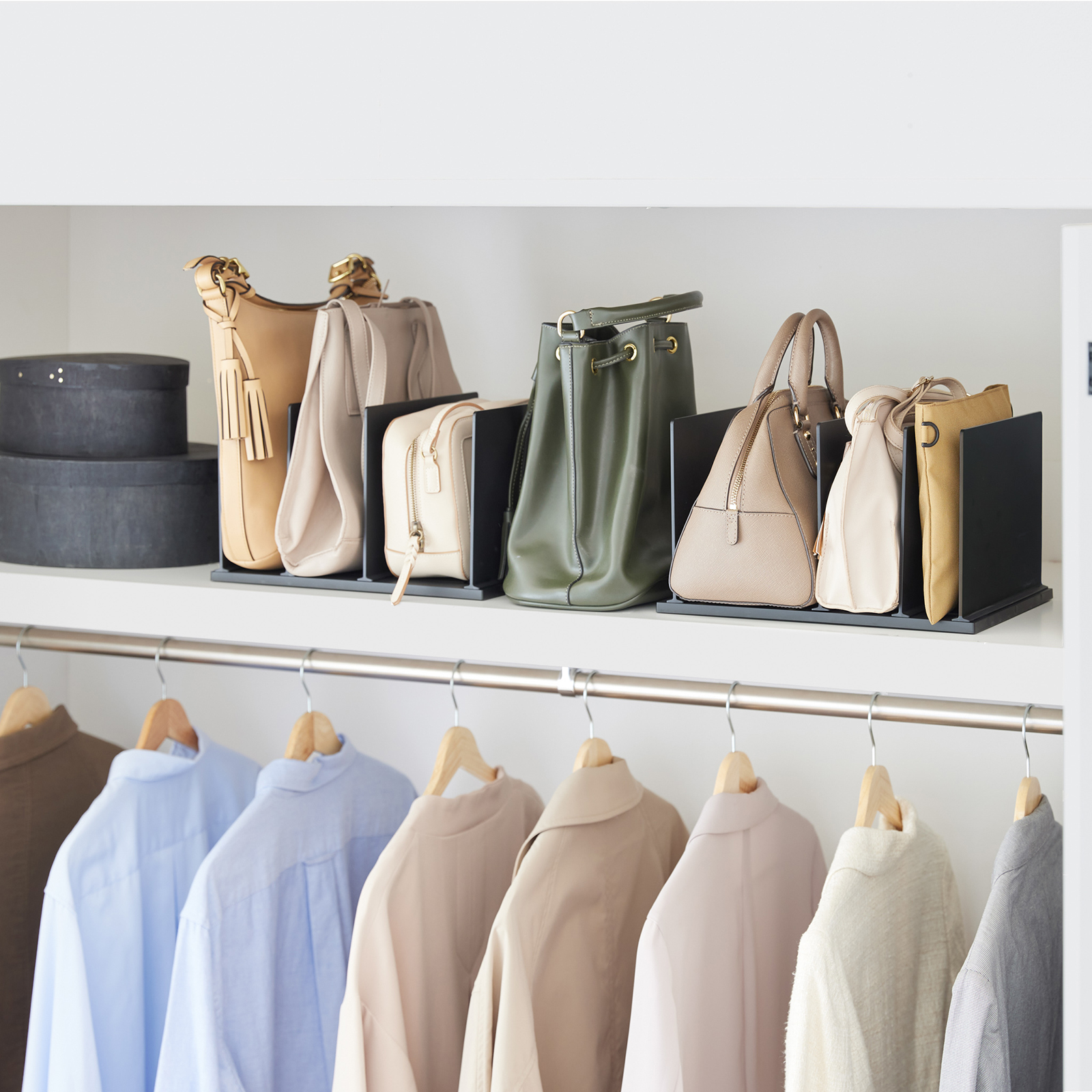 Verstellbarer Taschen-Organizer TOWER schwarz