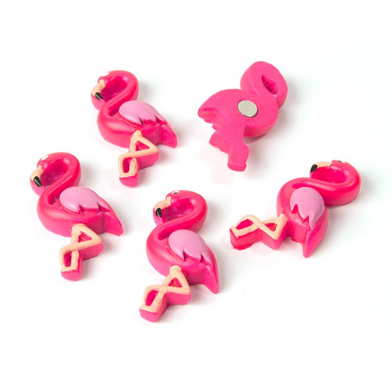 Magnete FLAMINGO 5er Set pink 