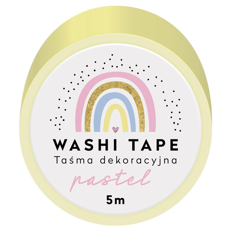 Washi Tape GLITTER PASTEL Display à 24 pcs. 