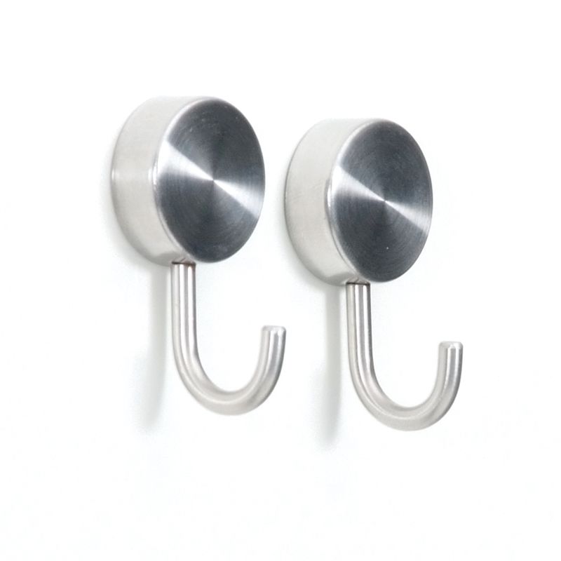 Magnetic hook PORTA set of 2 stainless steel 