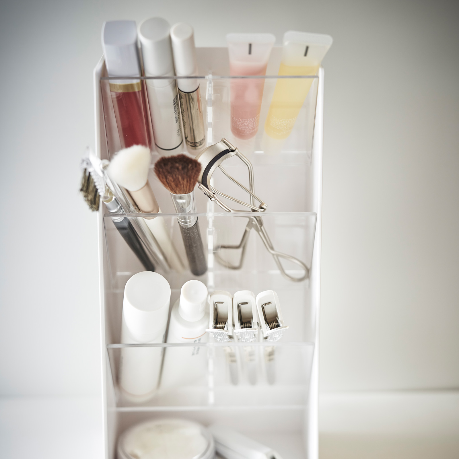 Support pour make-up TOWER blanc 