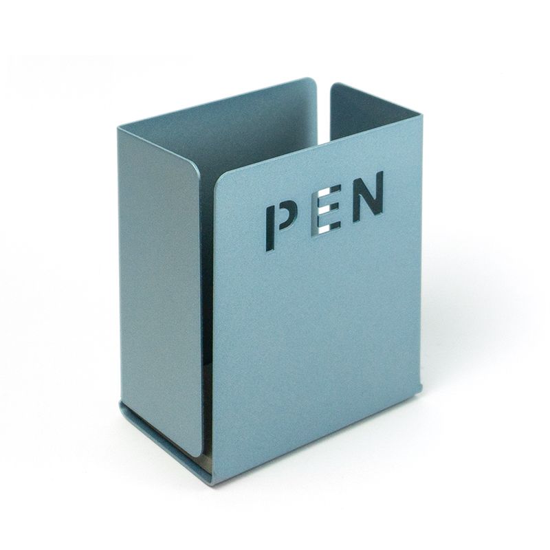 Pen holder PEN silver blue 