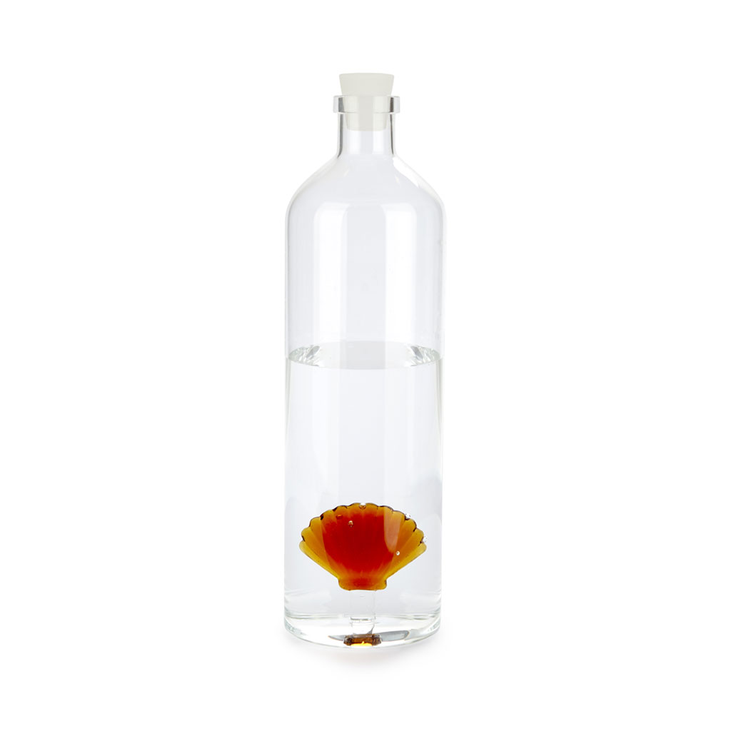 Bouteille en verre ATLANTIS SHELL 1.2 l, amber borosilicate