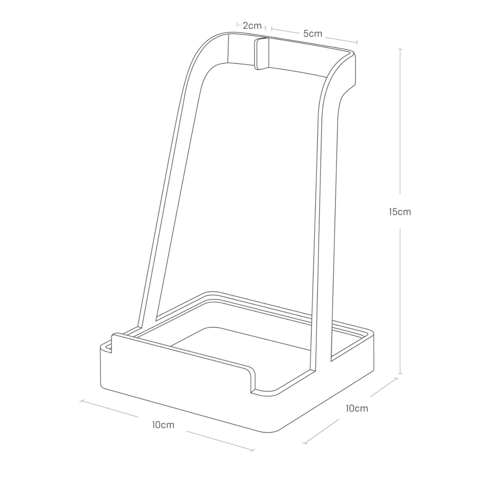 Support pour louches et couvercles TOWER blanc