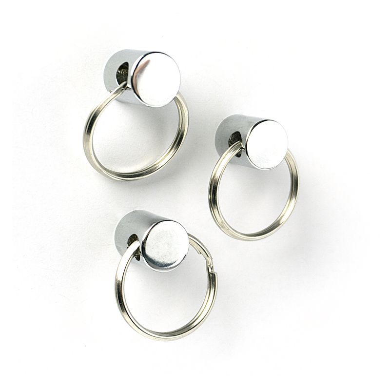 Superstrong Magnets RING set of 3 silver 