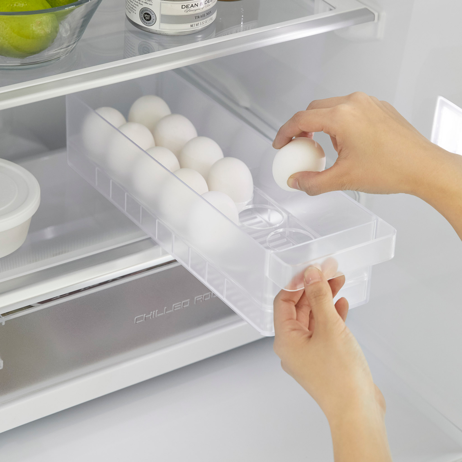TOWER Rangement des oeufs pour réfrigérateur blanc