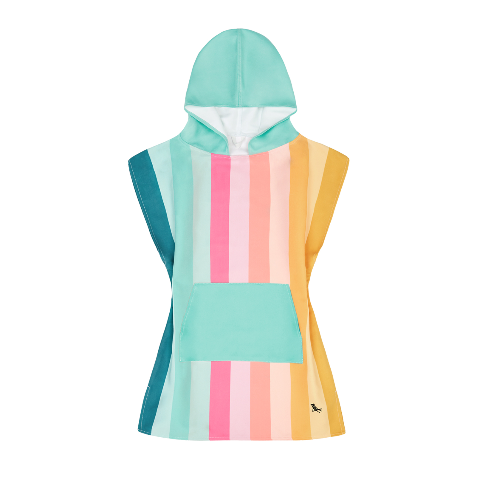 Poncho 3-5 Coastal Candy