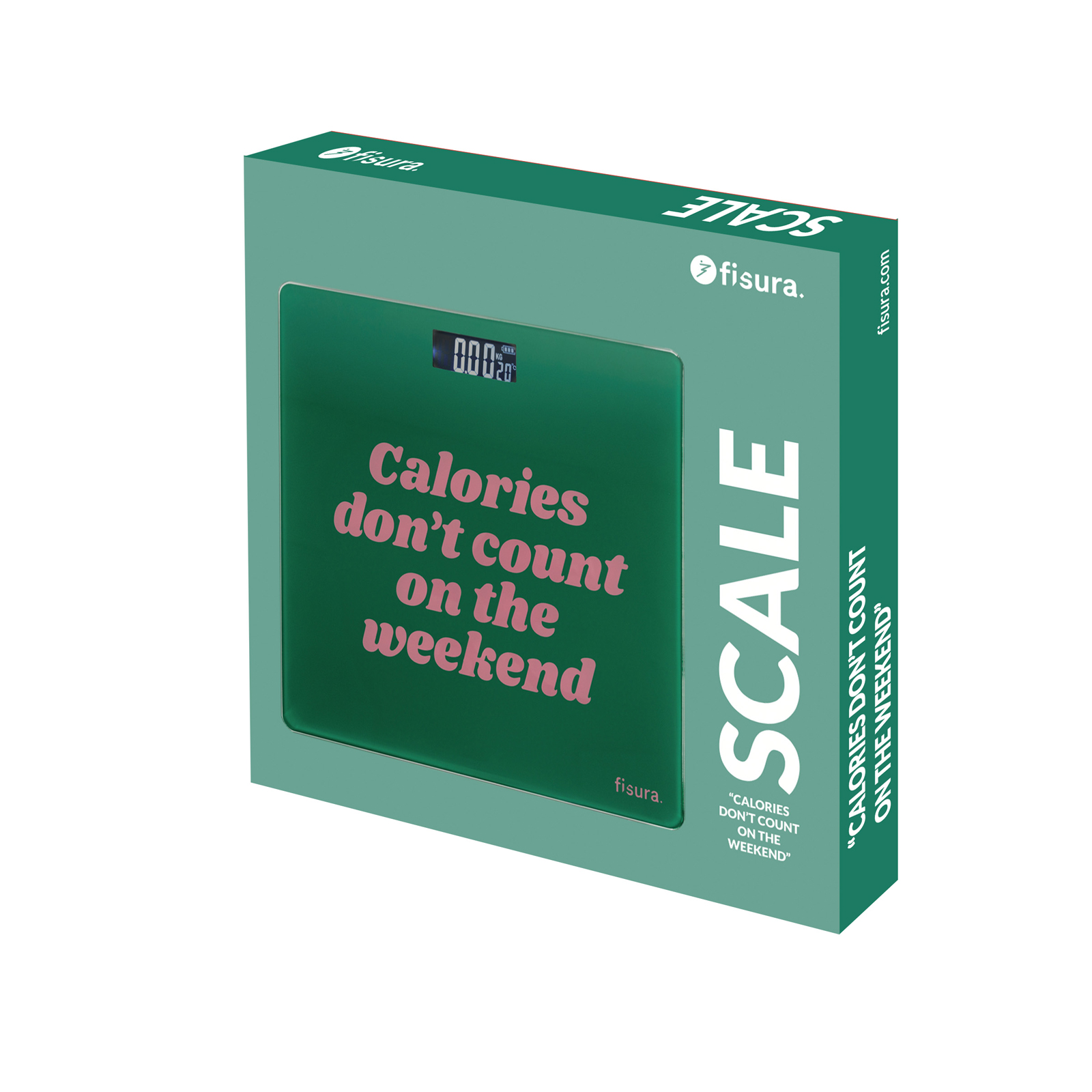 Pèse-personne CALORIES DON'T COUNT ON THE WEEKENDS