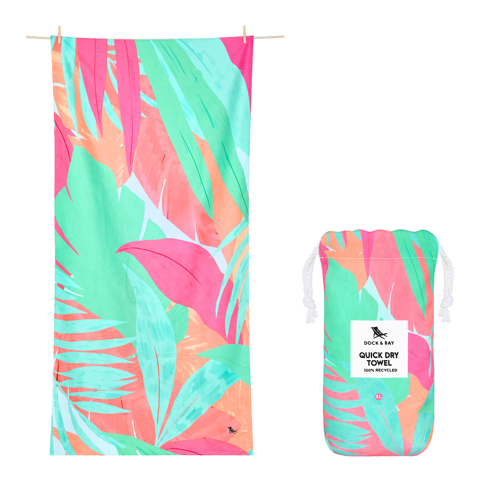 Towel DES XL Hot Tropics