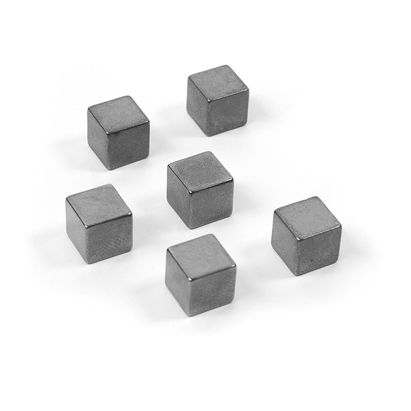 Superstrong Magnets CUBE MEDIUM set of 6  graphite