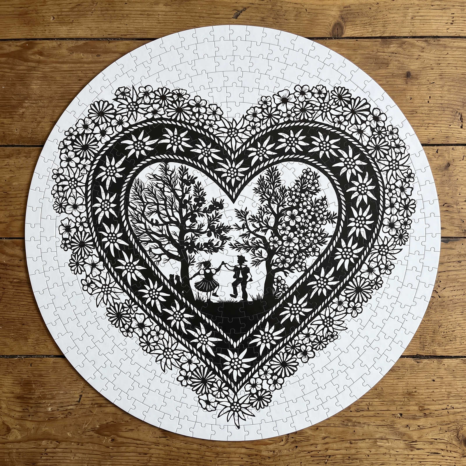 Puzzle 500 pcs SWISS HEART
