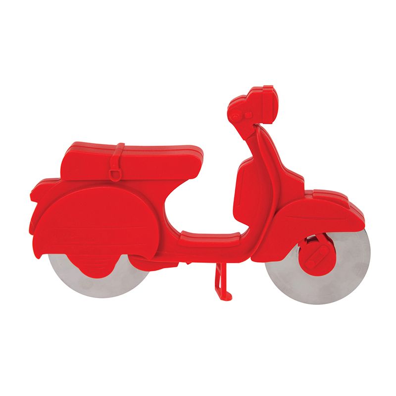 Découpe-pizza PIZZA SCOOTER rouge