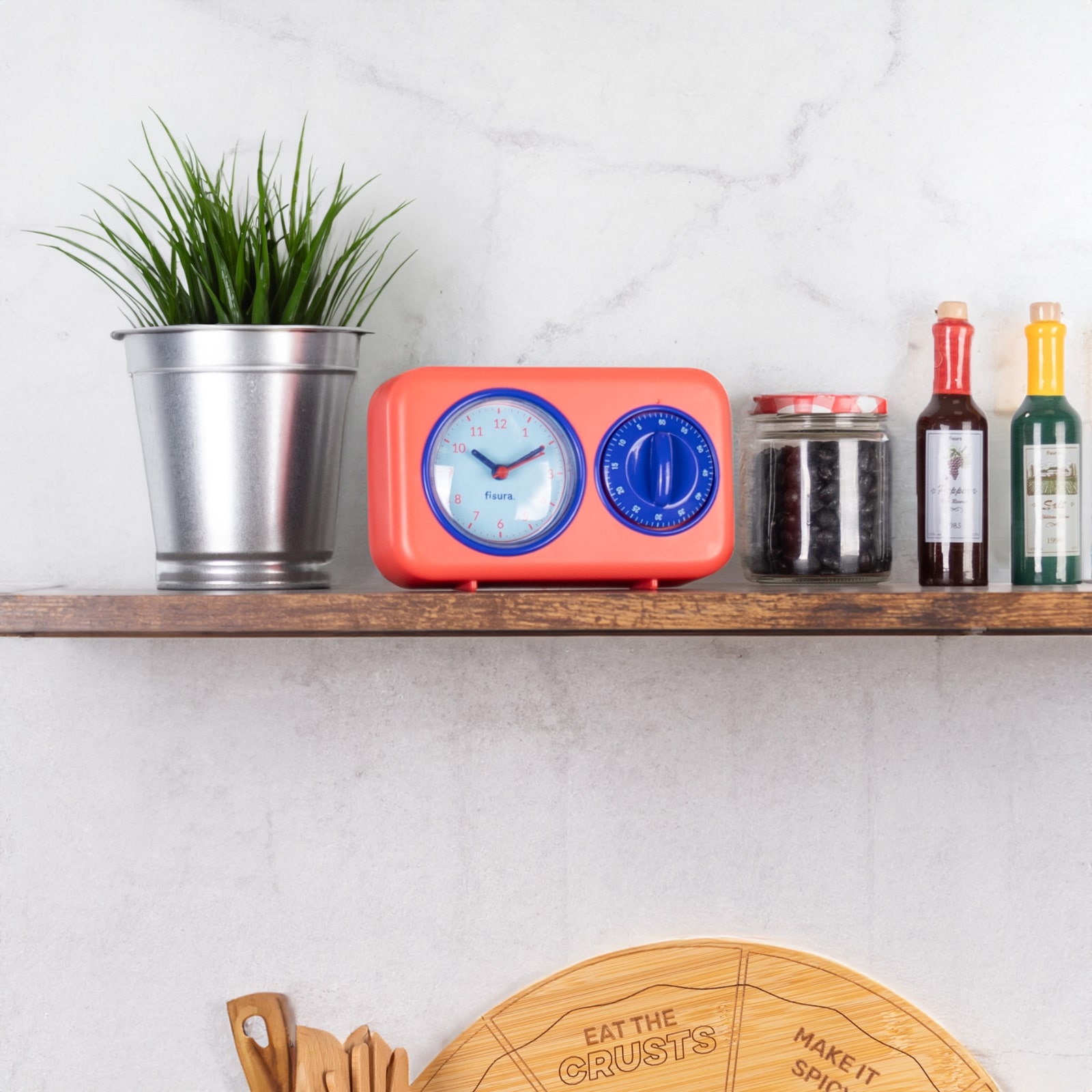 RETRO KITCHEN TIMER red 