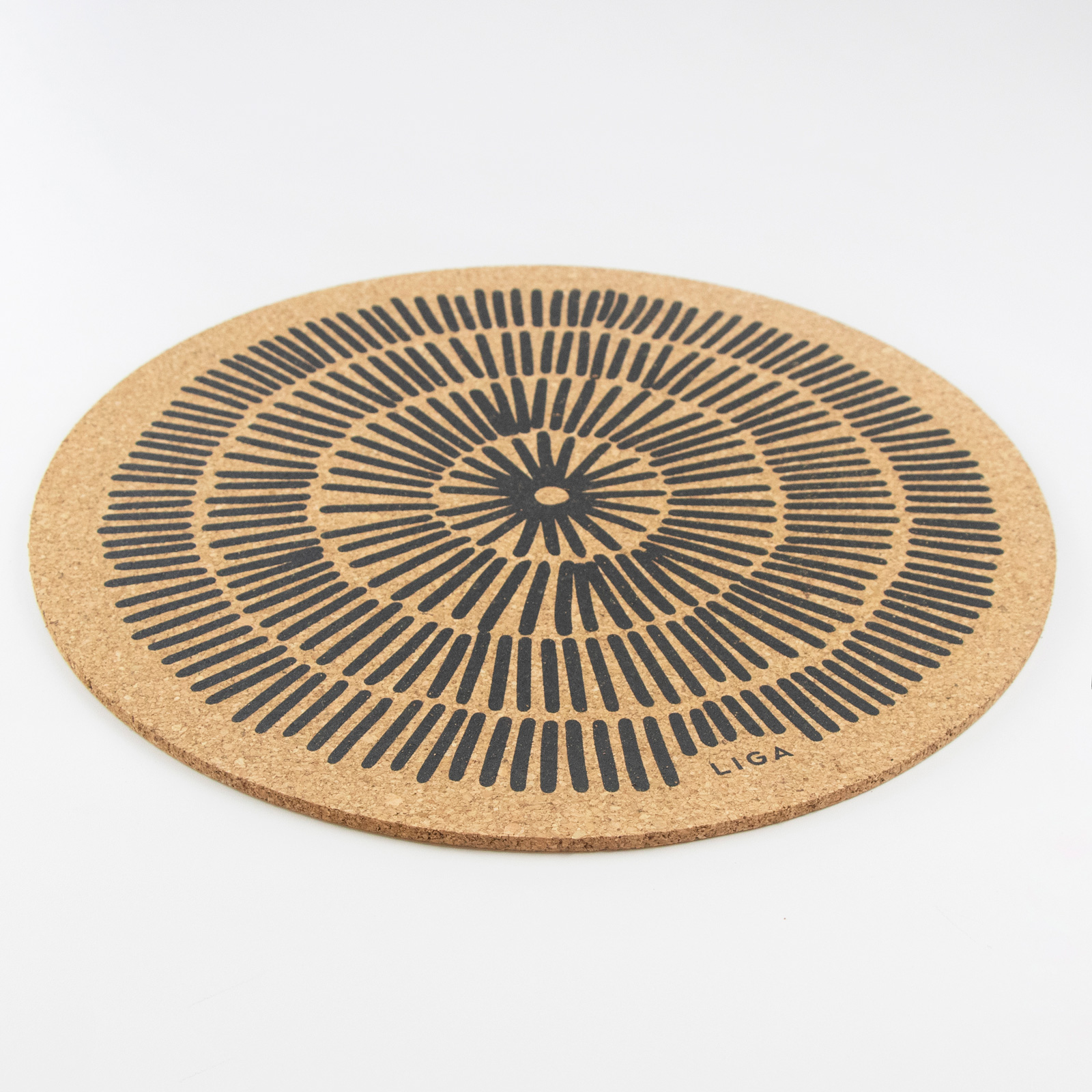 Set de table CORK MAX SANDY LINES set de 2, Ø34cm