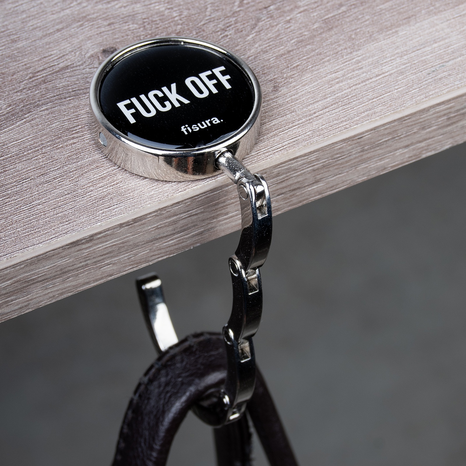 Bag hook FUCK OFF