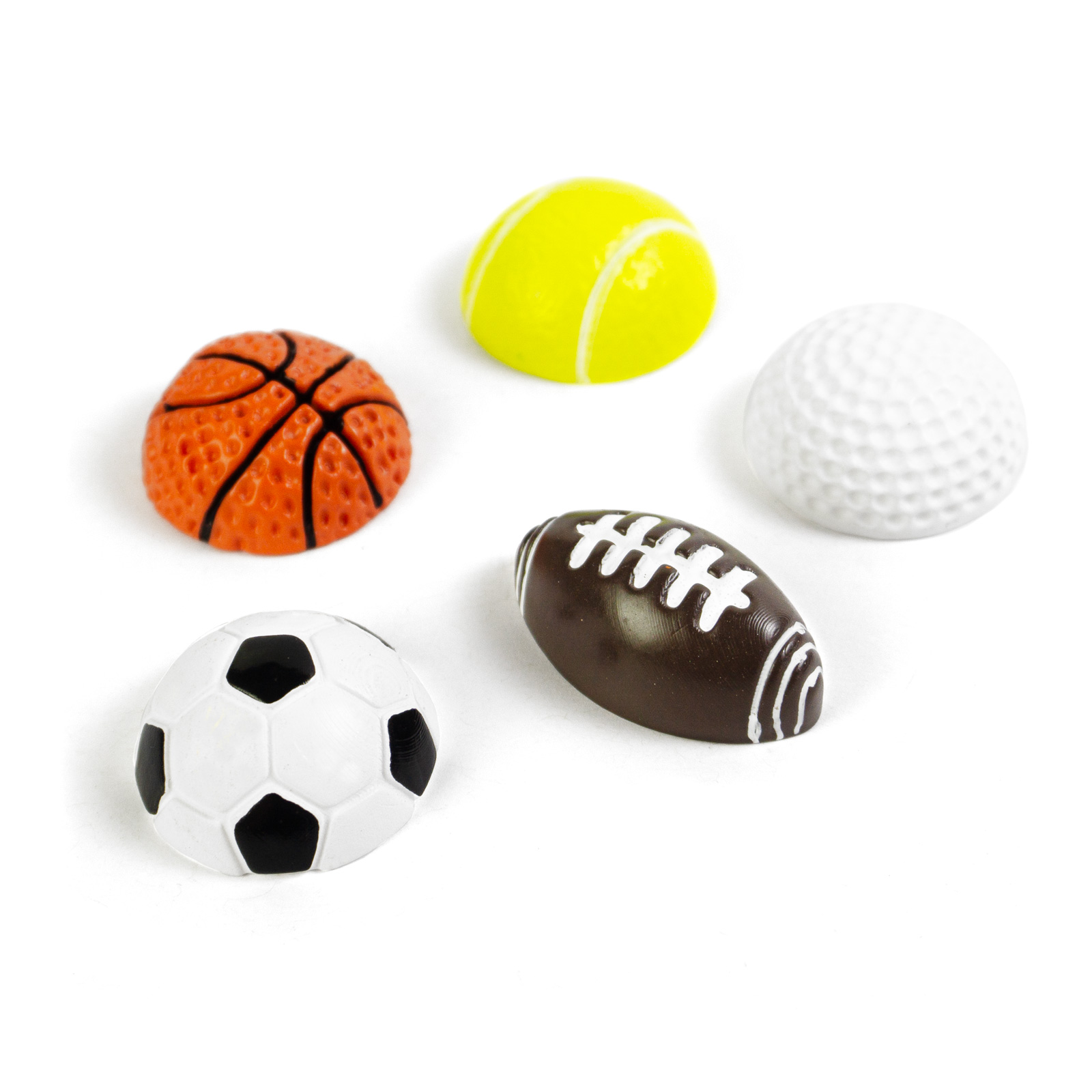 Magnets SPORTS set of 5 multicolor 