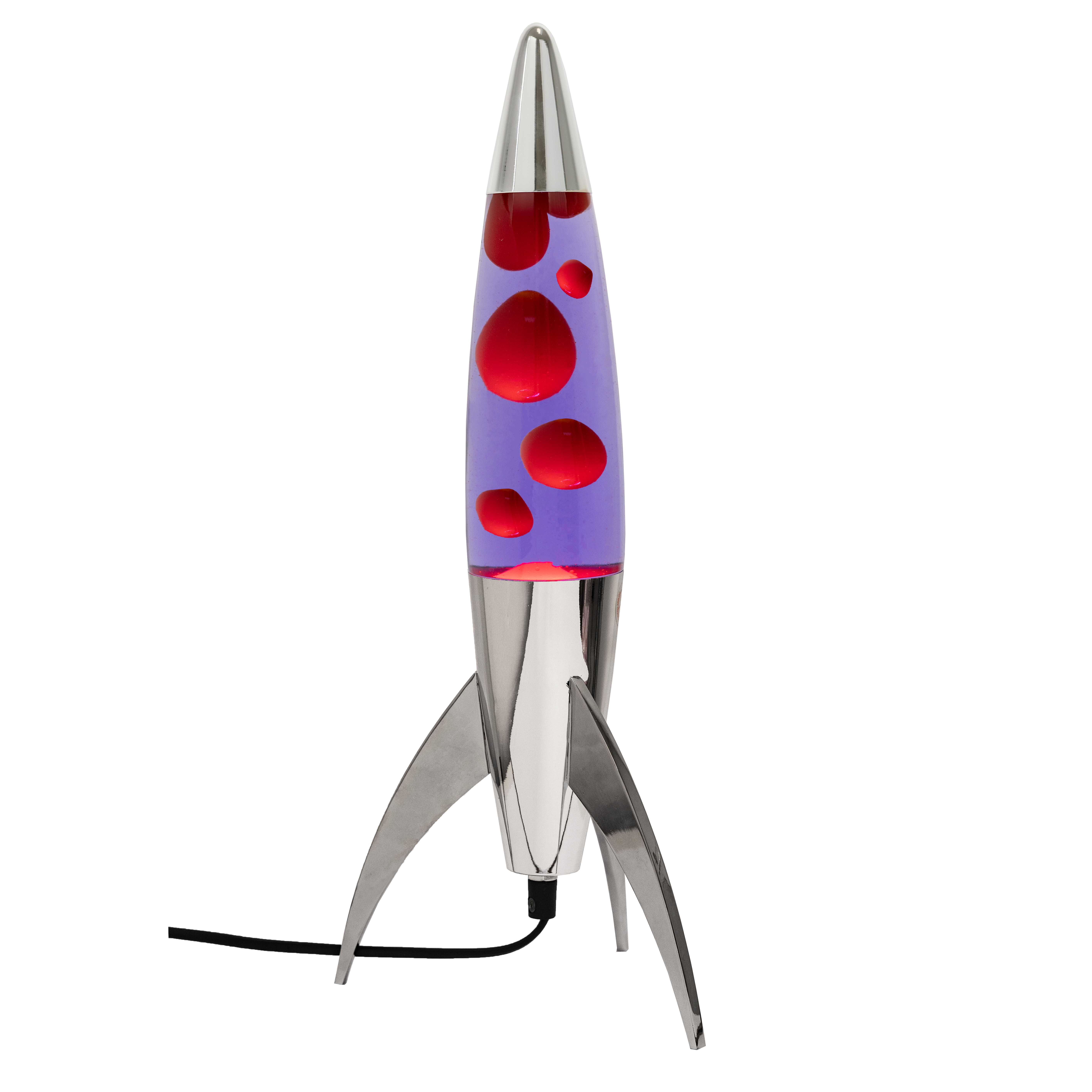 Lava Lamp ROCKET purple 