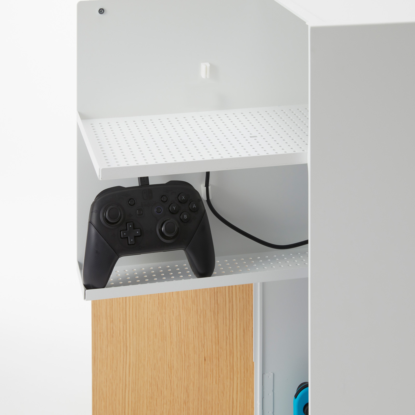 Organisateur de console de jeux TOWER blanc 