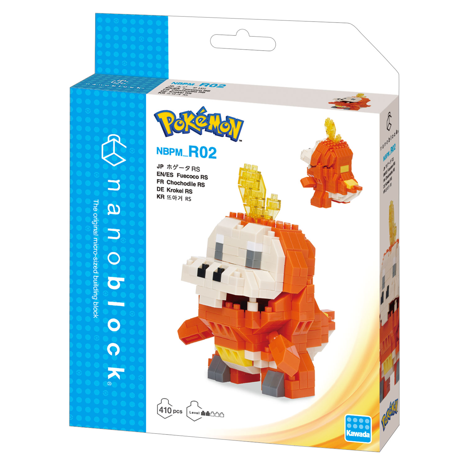 NANOBLOCK Pokémon Chochodile/Krokel 