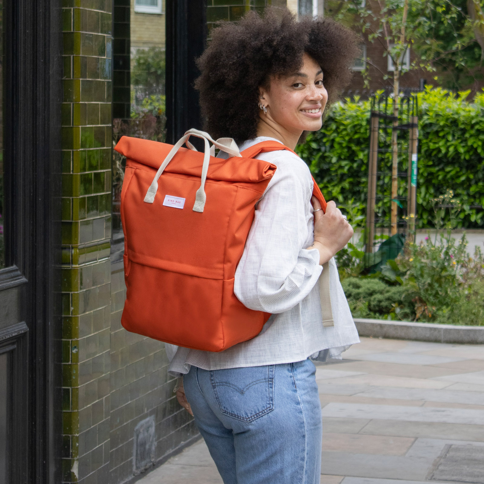 Large Backpack Burnt Orange 