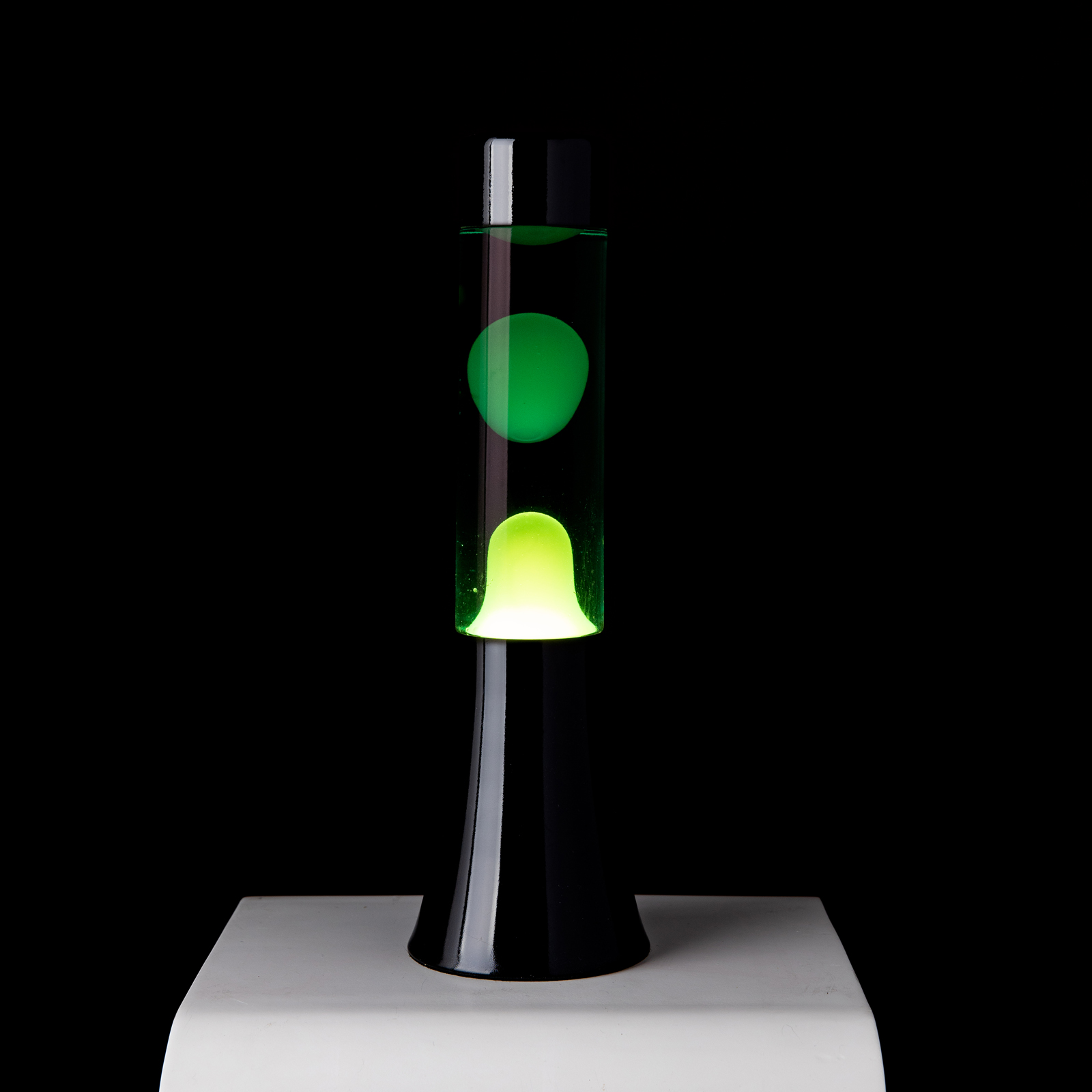 Lava Lamp MINI green & yellow 