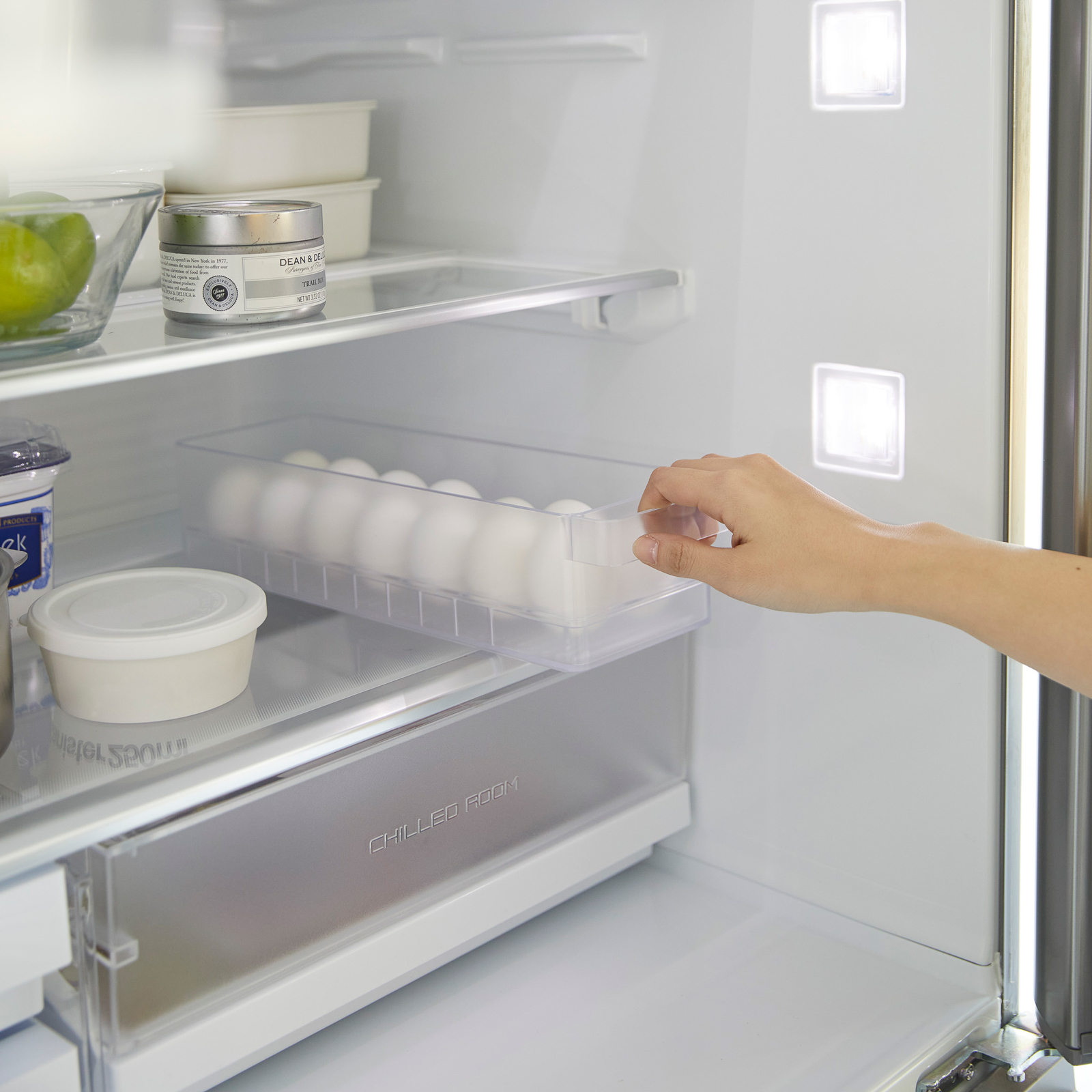 TOWER Rangement des oeufs pour réfrigérateur blanc