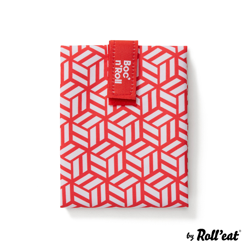 Boc'n'Roll Lunch Wrap Tiles Red 
