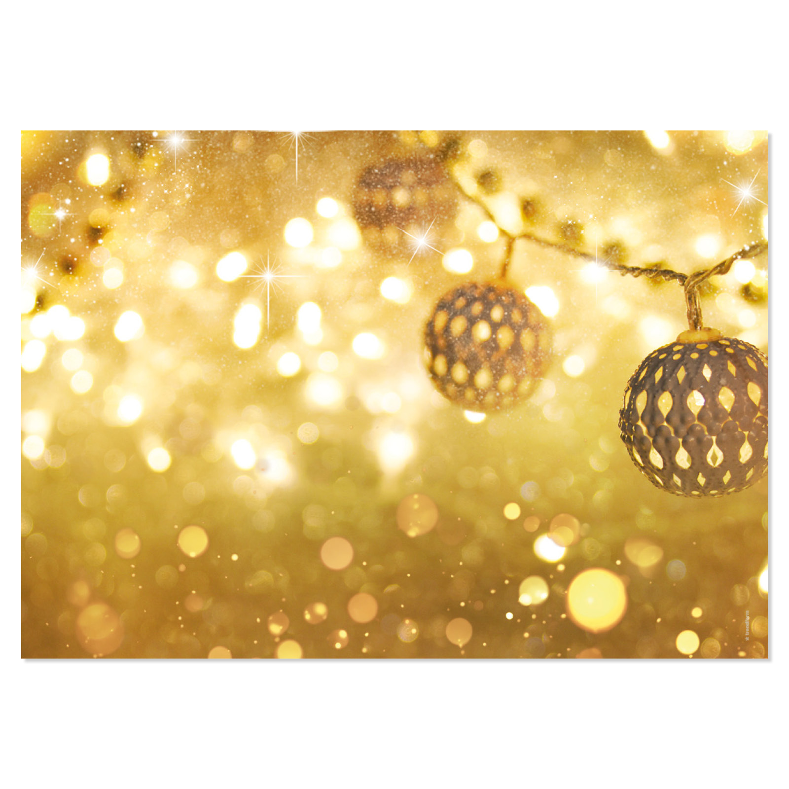 Papiertischset STARRY BRIGHT 4 Sujets à 12 Blatt