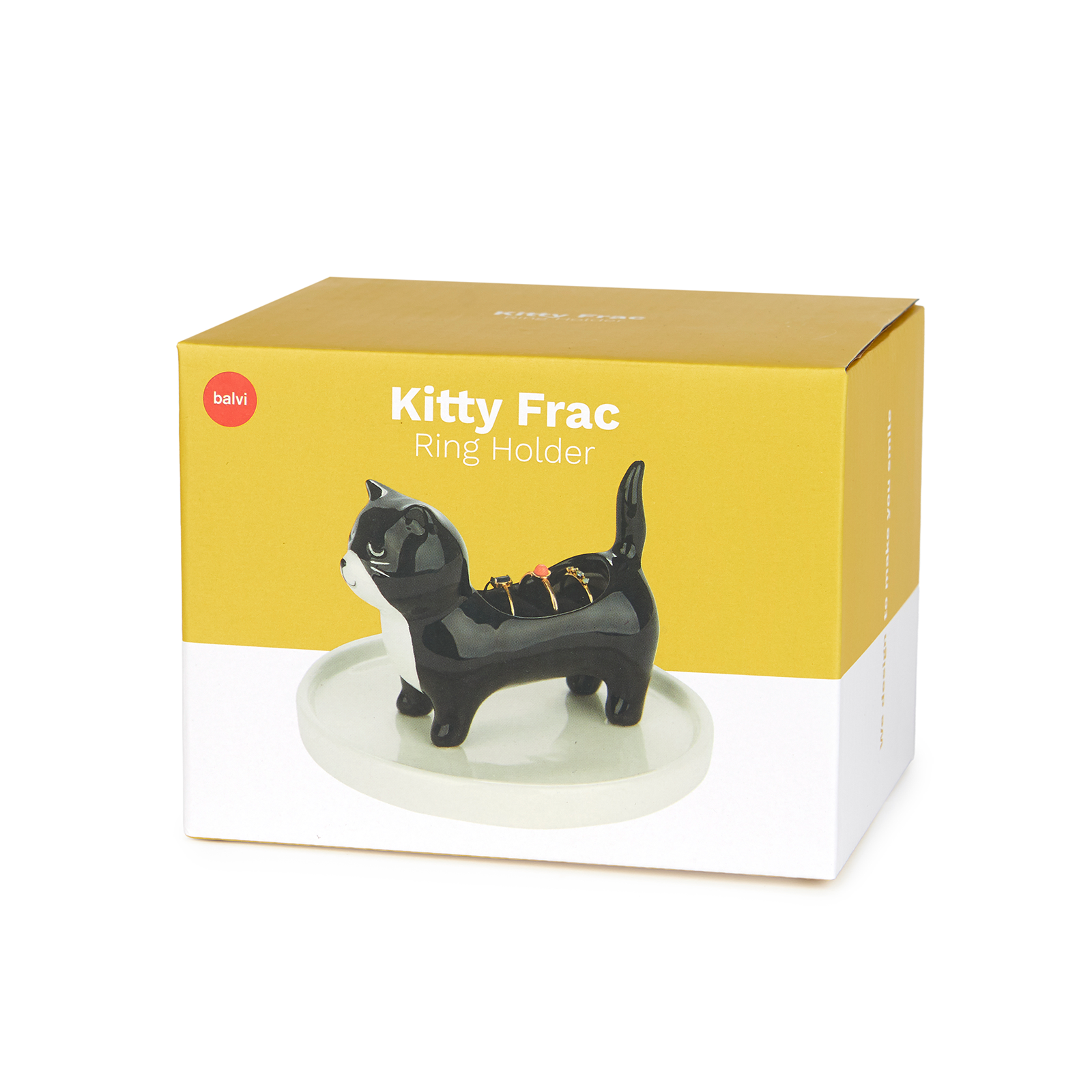 Ringhalter KITTY frac aus Porzellan