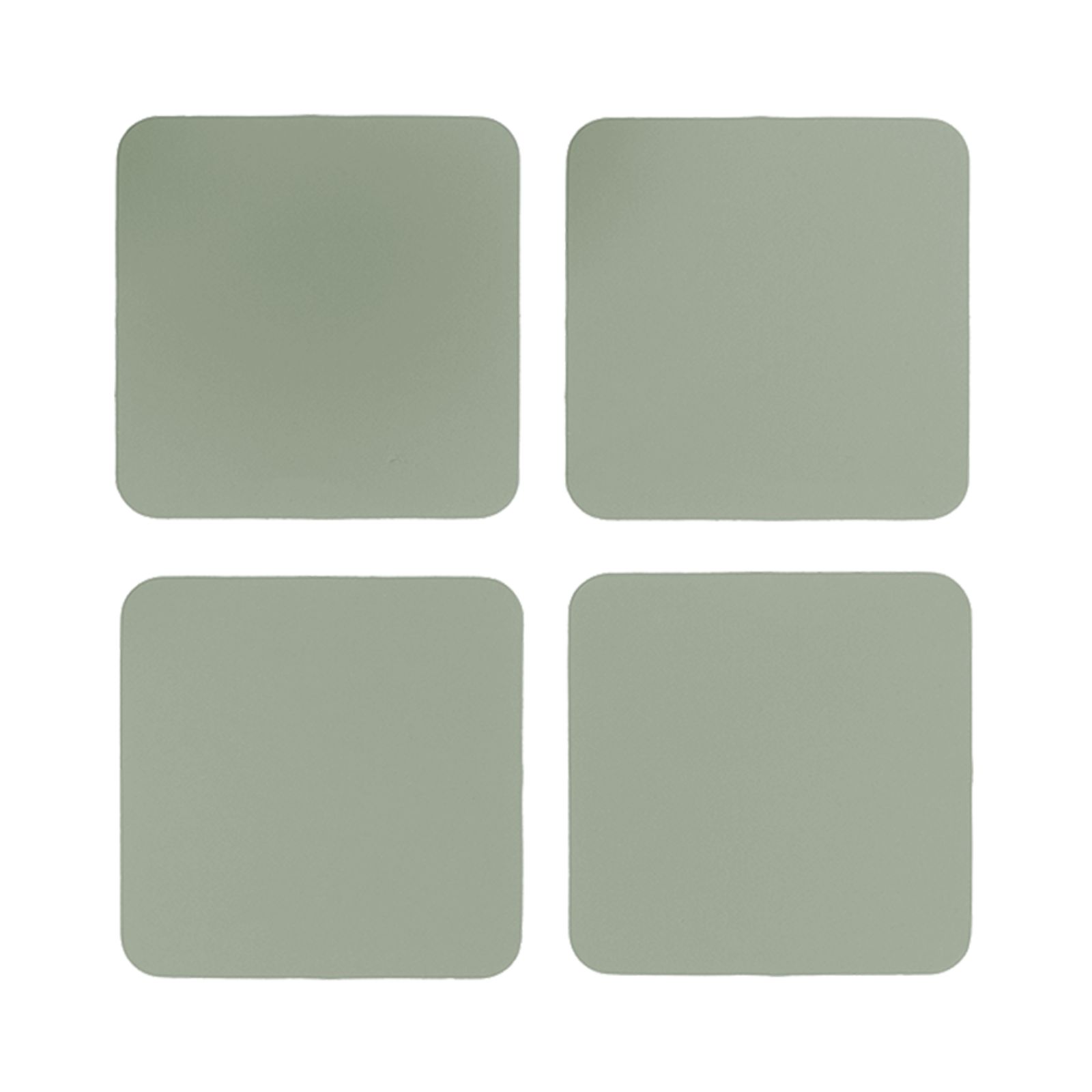 Ruca Square Coasters (x4) Sage Green