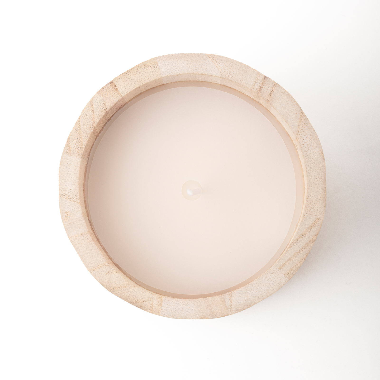 WOOD SCENTED CANDLE FRESH COTTON