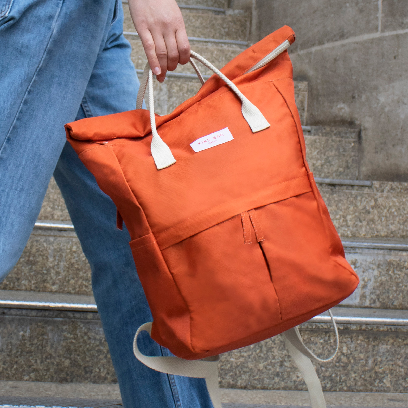 Medium Backpack Burnt Orange  