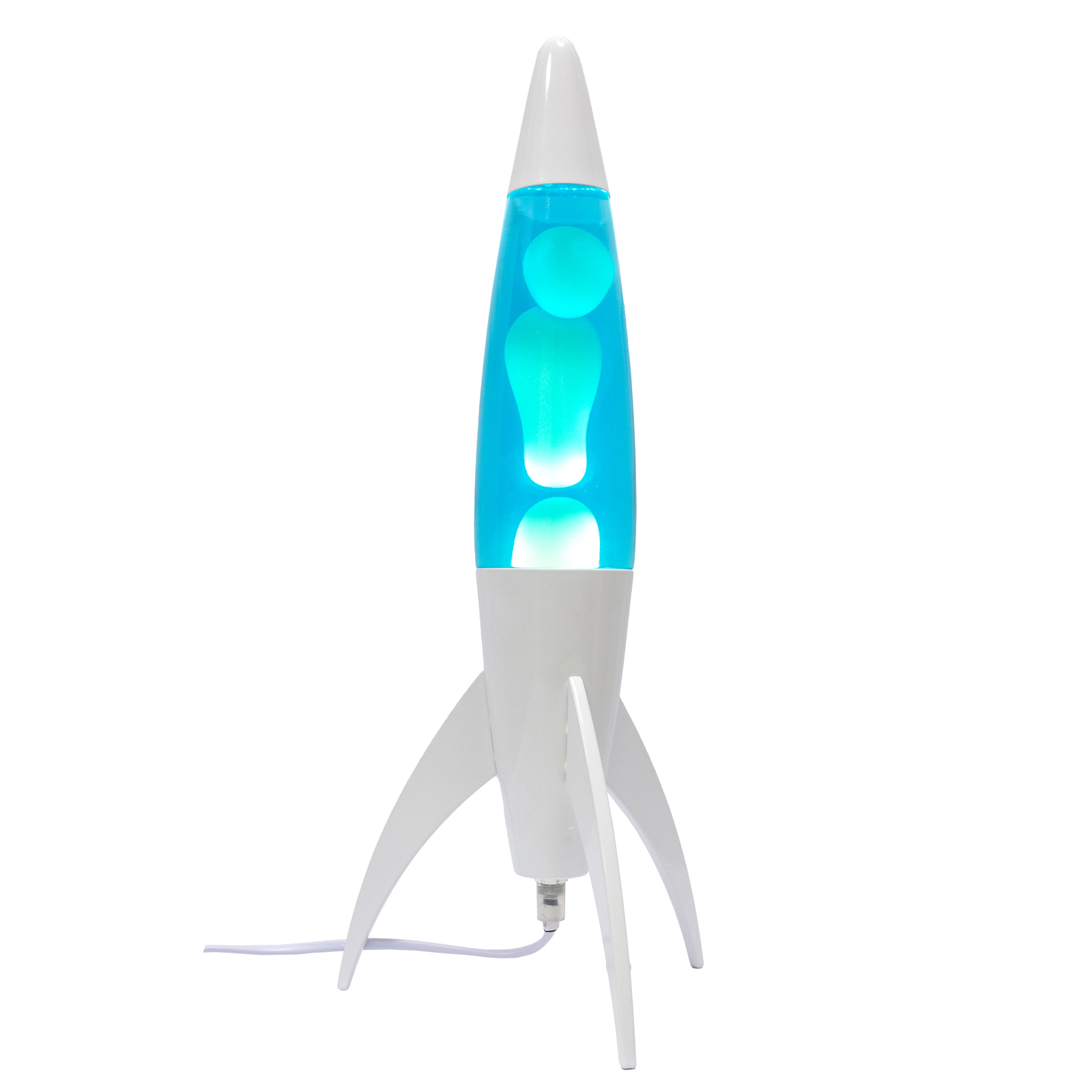 Lava Lamp ROCKET - blue 