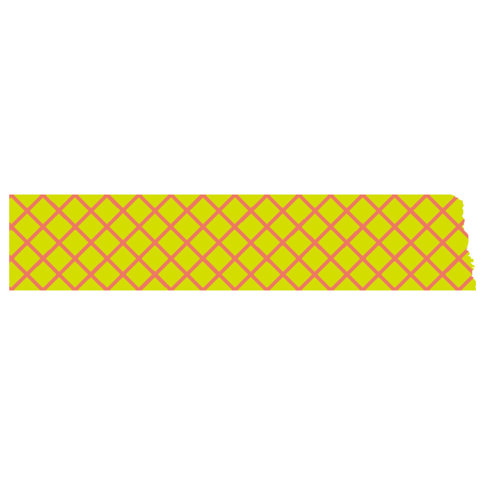 Masking tape MASTÉ BASIC neon lightgreen/ checkered