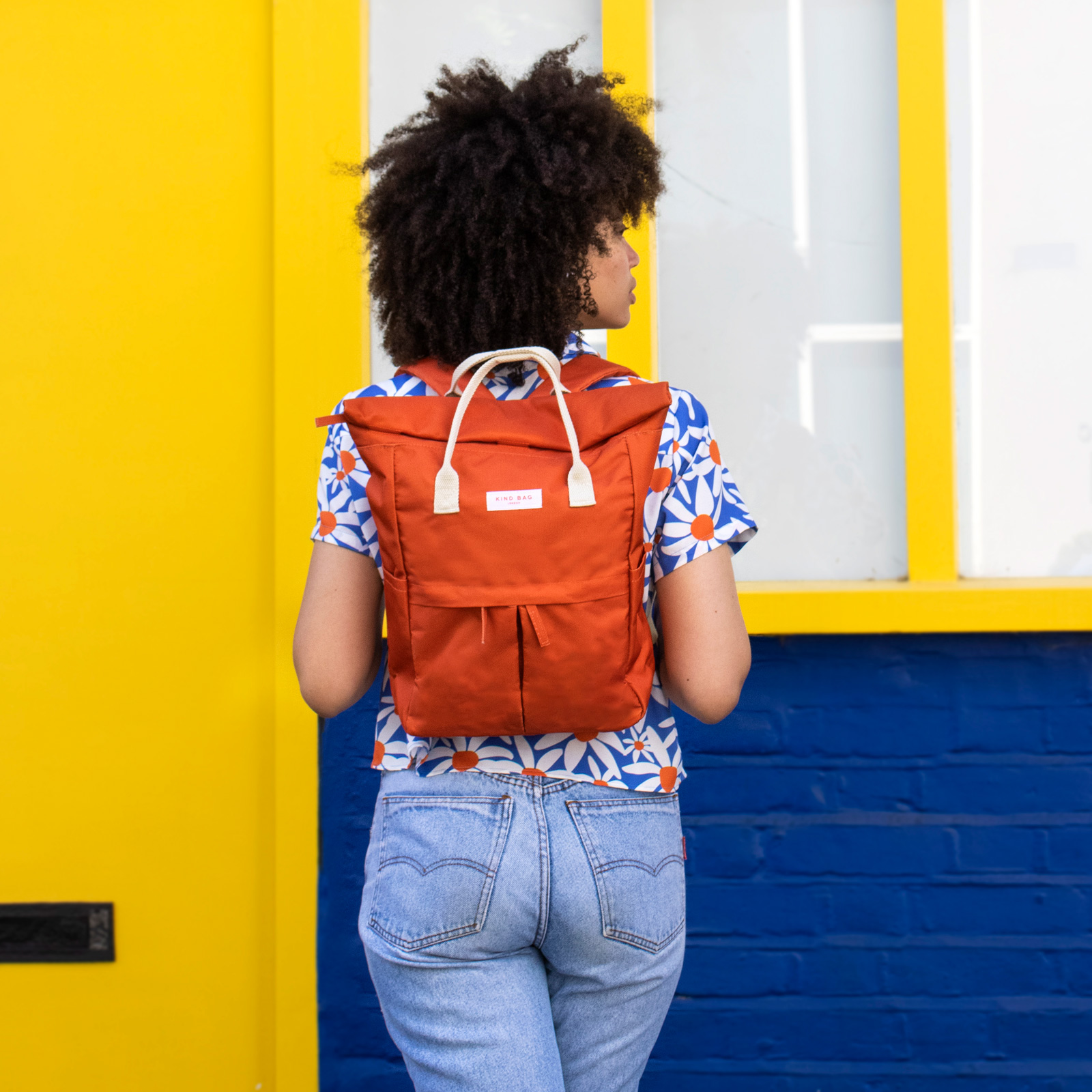 Medium Backpack Burnt Orange  