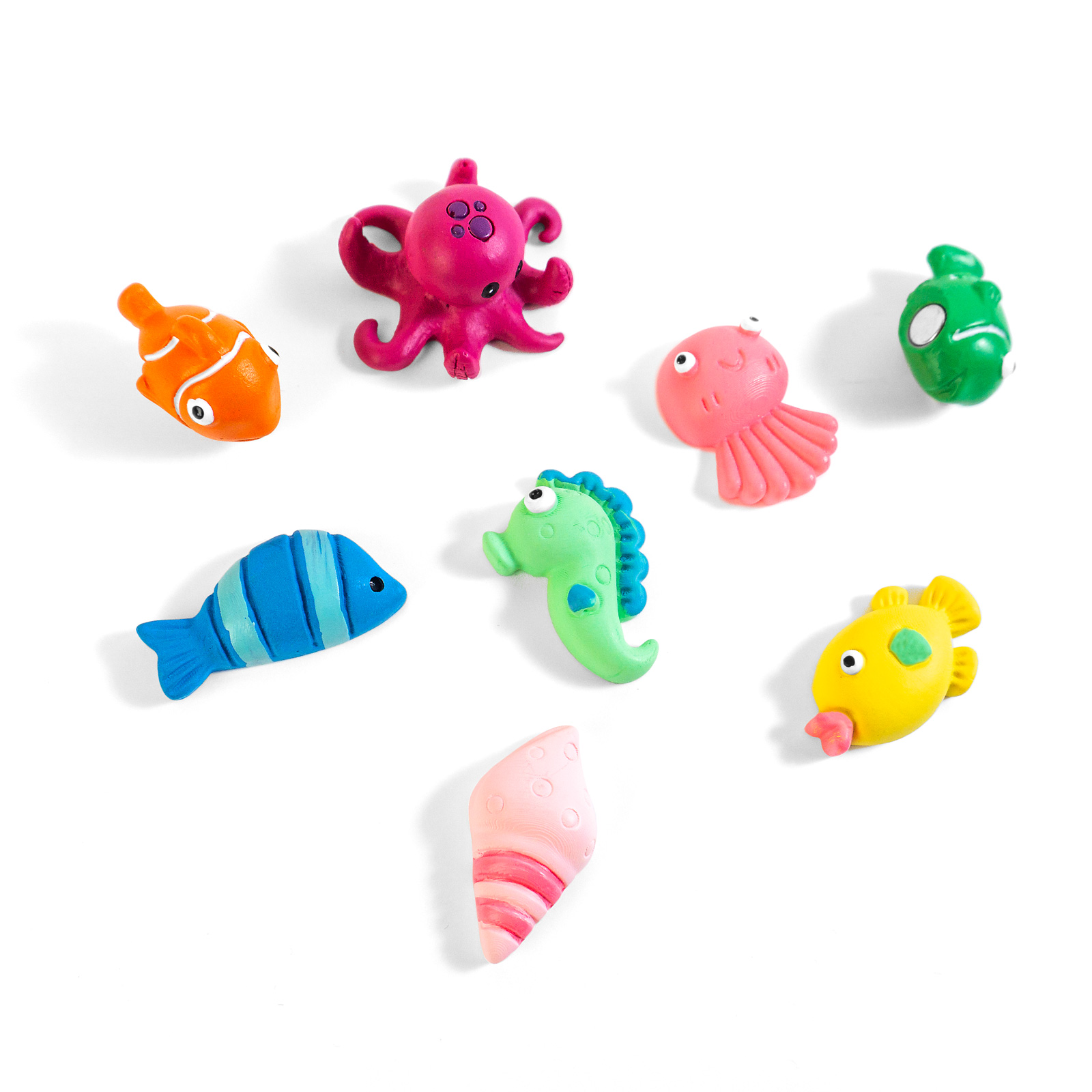 Aimants UNDERWATER set de 8 multicolore 