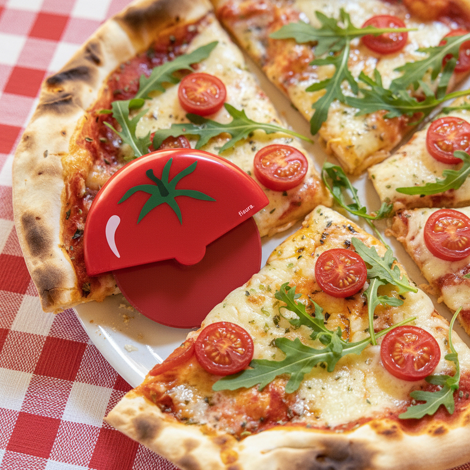 Pizza cutter TOMATO