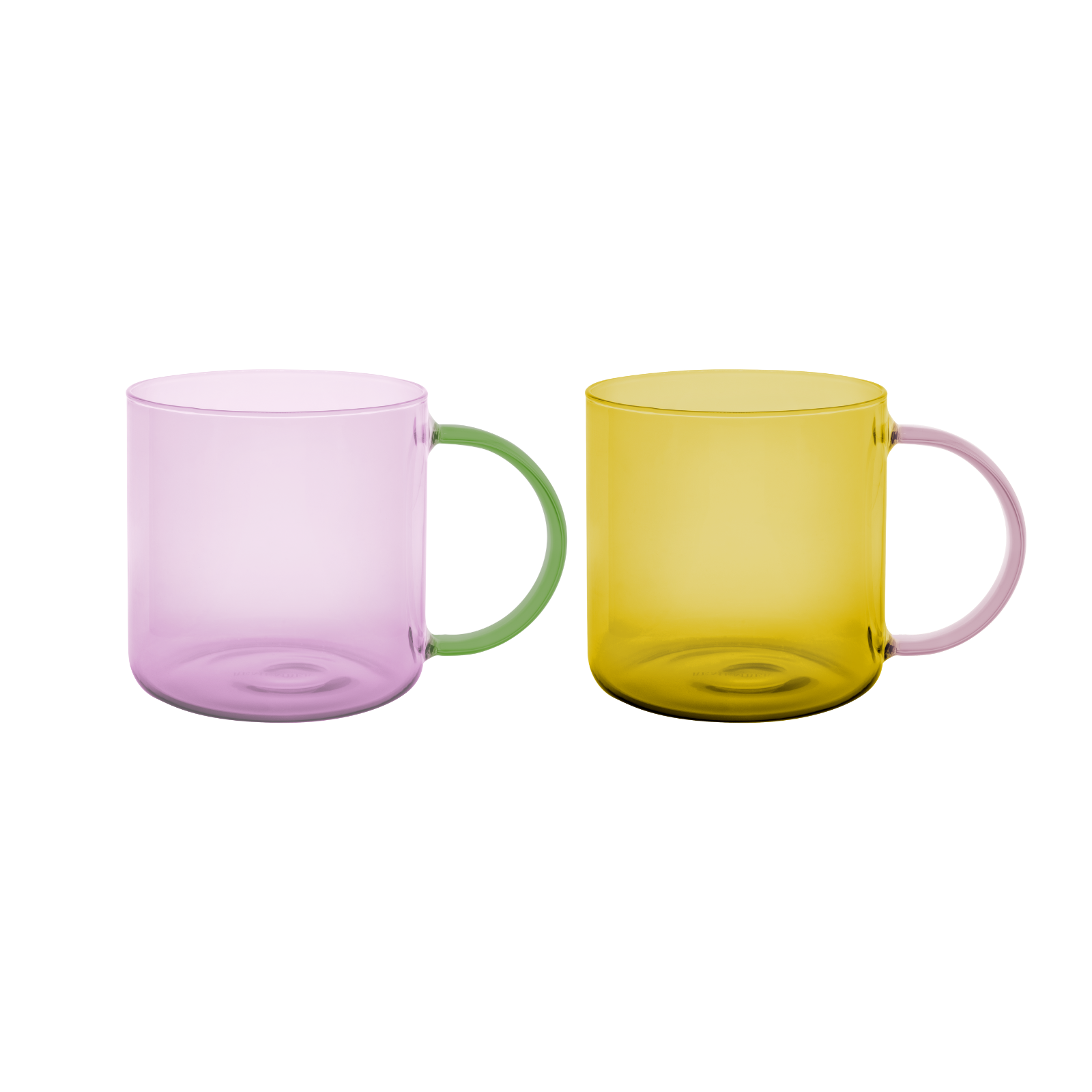 Mugs en verre Fred lot de 2 