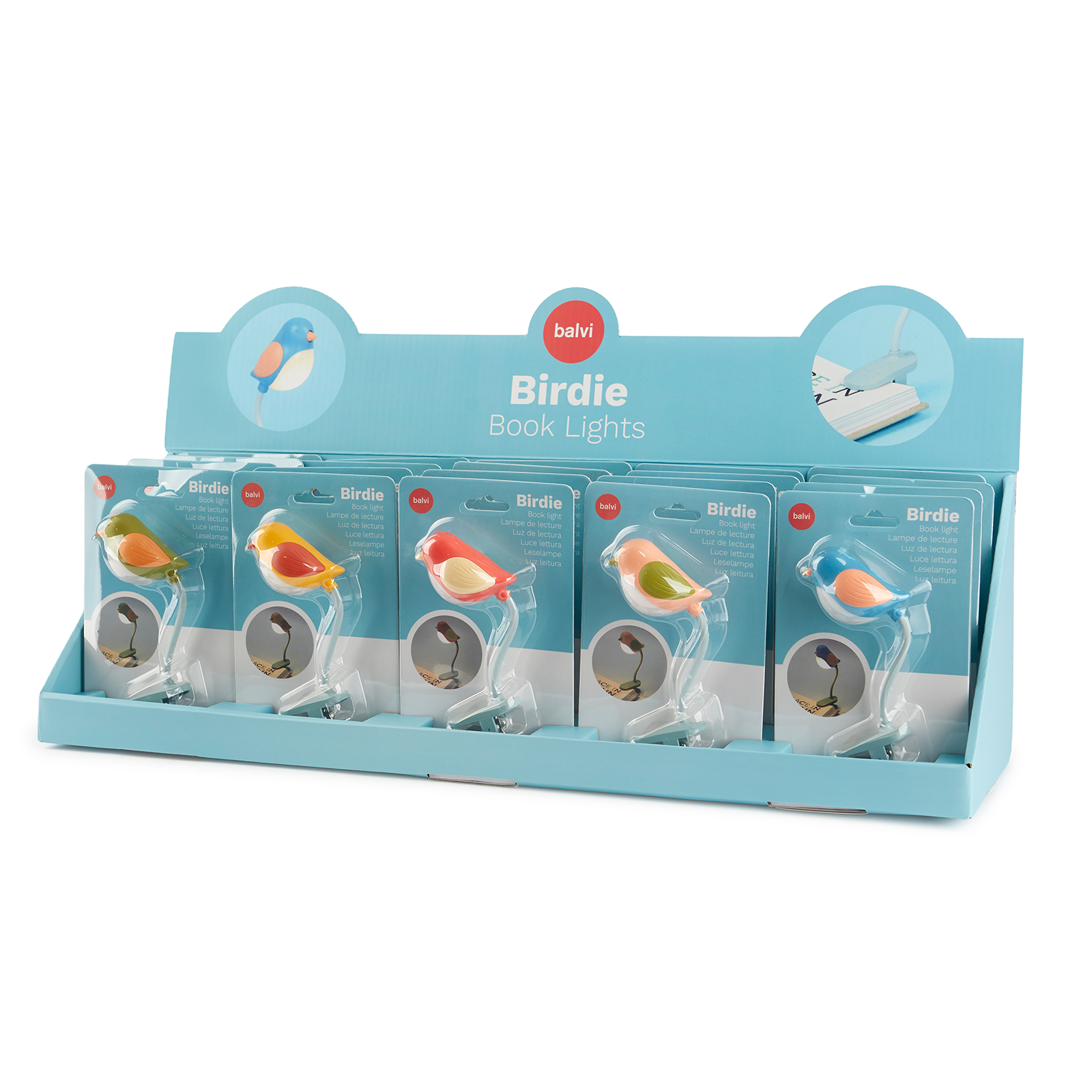 Leselampe BIRDIE Display x20